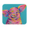 "Orville, the Pig of Many Colors" by Donald Wilson - Mouse Pad