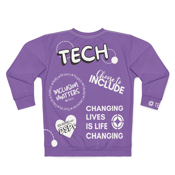 TECH Light Purple Inclusion Matters - Unisex Sweatshirt