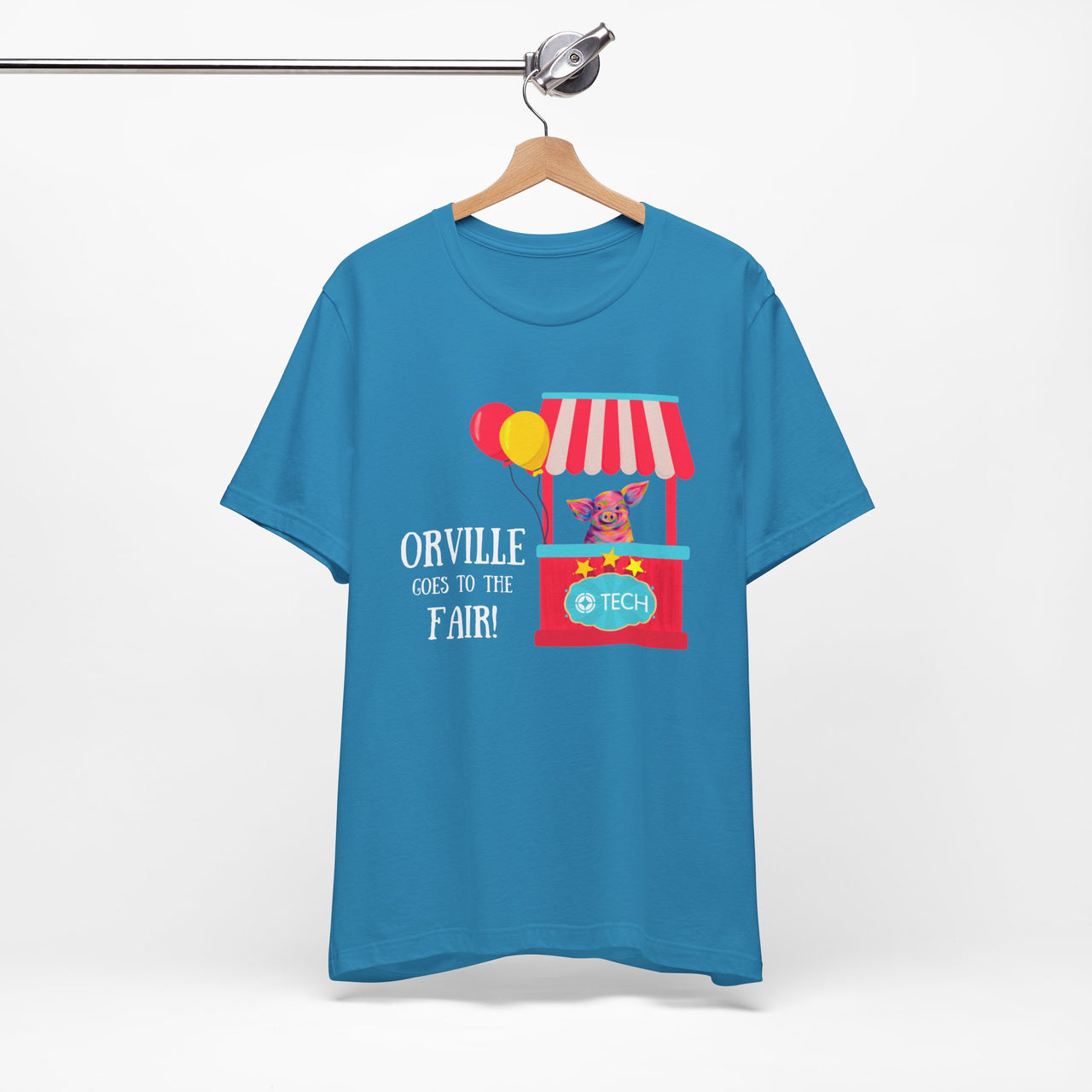 "Orville Goes to the Fair" with Artwork by Donald Wilson - Unisex Jersey Short Sleeve Tee