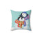 "It's Cold Outside" by Dee Hermes - Square Pillow