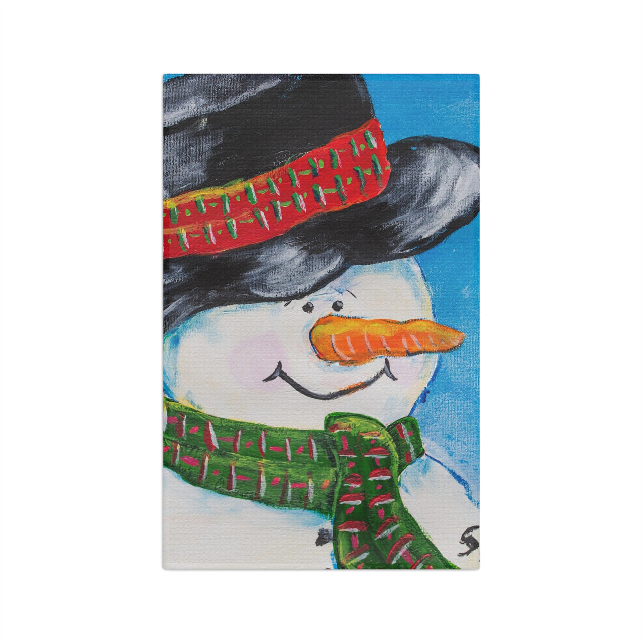 "Frosty" by Stan Balman - Microfiber Tea Towel