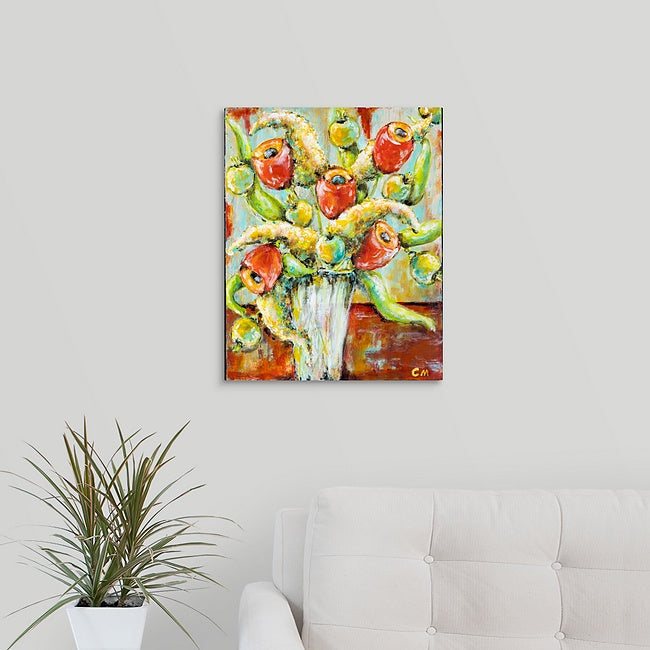 "Casey's Red Tulips" Print by Casey McLain