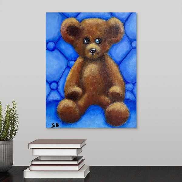 "Stan's Teddy" Original Painting by Stan Balman