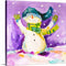 "Christmas Snow Woman" Mini Print by Kelli Bringle